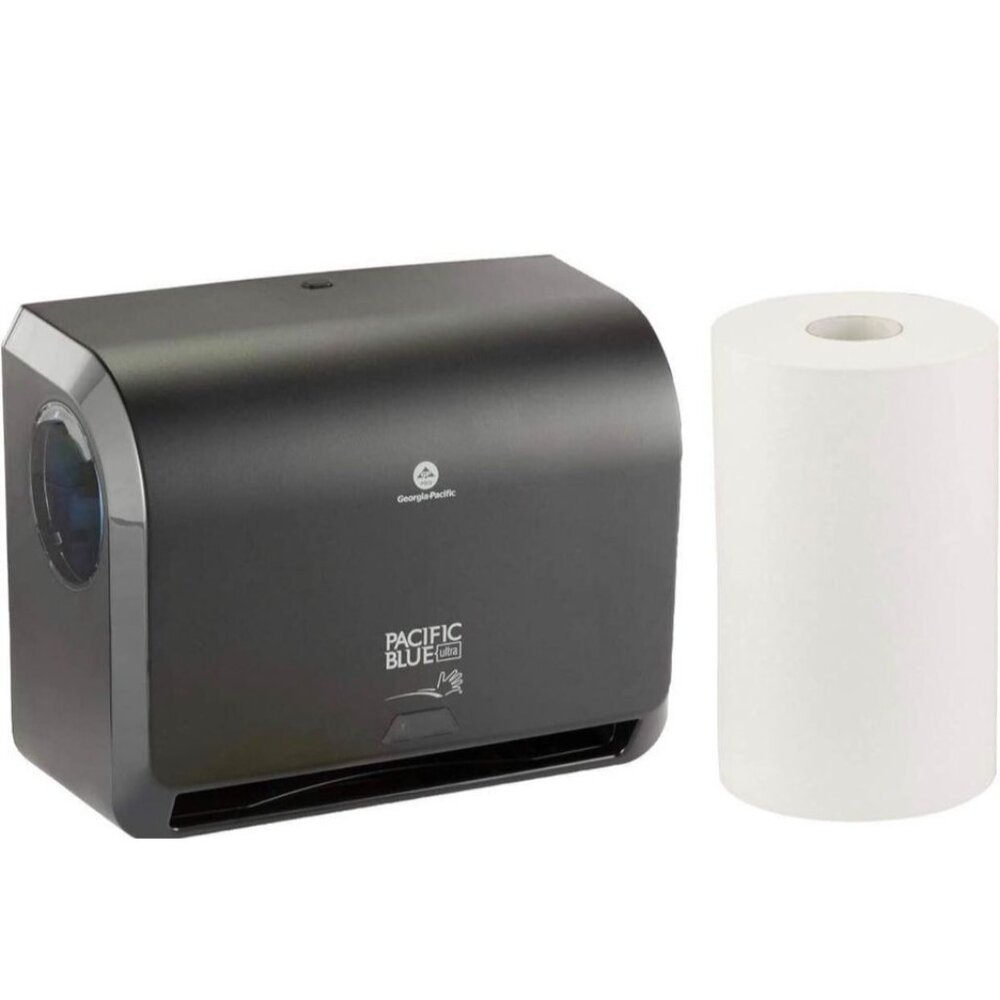 NEW! Pacific Blue Ultra Mini Automatic Dispenser Kit, Includes 9" Towel Roll